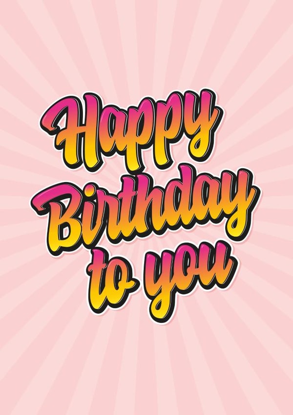 Happy Birthday To You Card created by T‘s Designs