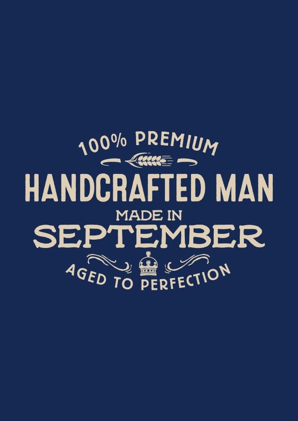 Handcrafted Man - September created by Duke & Sons