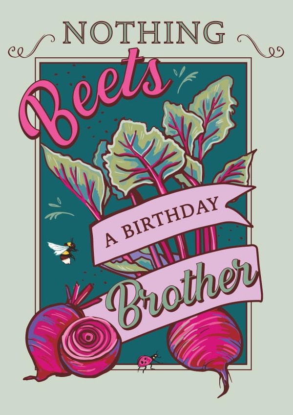 Nothing Beets a Birthday Brother created by Angie Spurgeon
