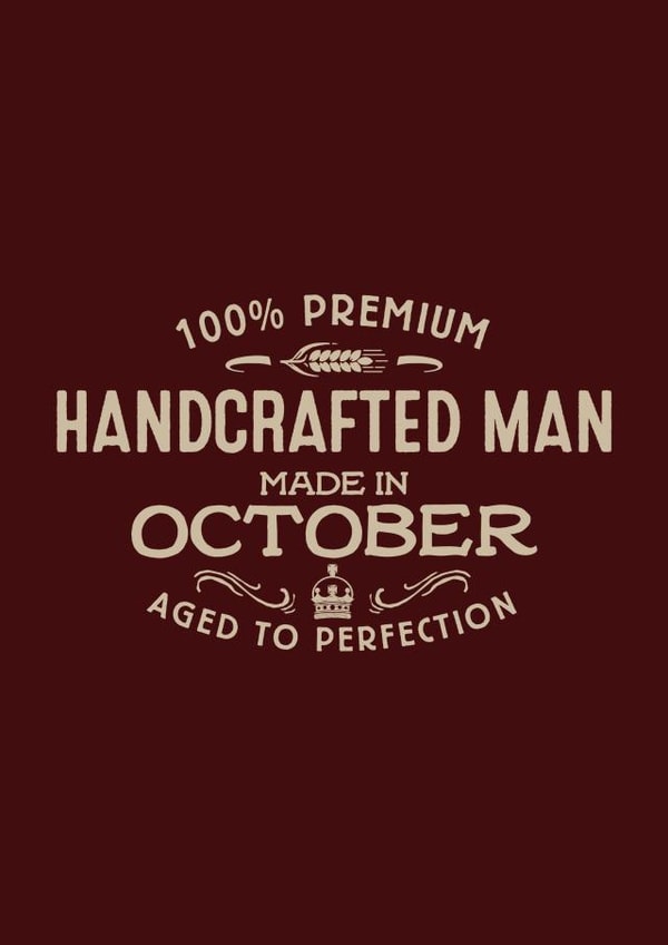 Handcrafted Man - October created by Duke & Sons