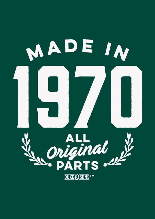 Made In - 1970 created by Duke & Sons