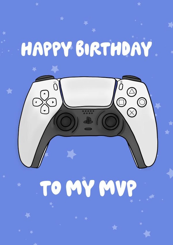 Happy Birthday to my MVP gaming birthday card created by Cake For Breakfast