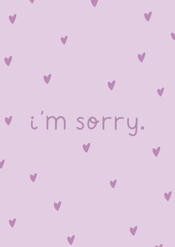 i'm sorry. created by Ohh Jemma