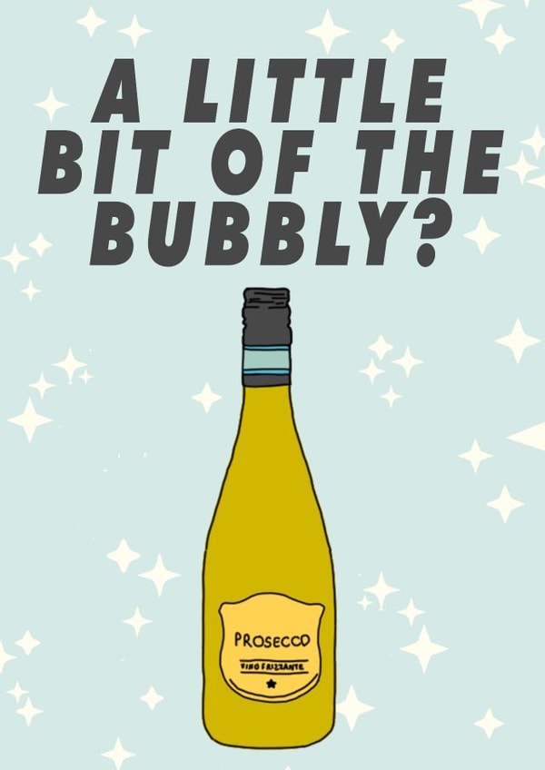 A LITTLE BIT OF THE BUBBLY CARD created by Emily Nash