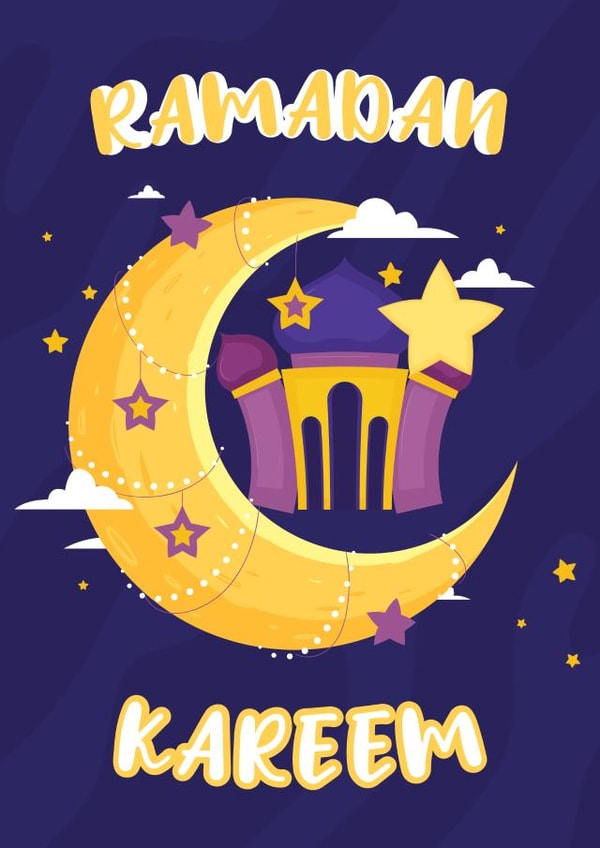 Ramadan gift card created by IcyCard