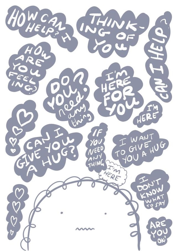 Thinking of you card created by Chloé Lawson