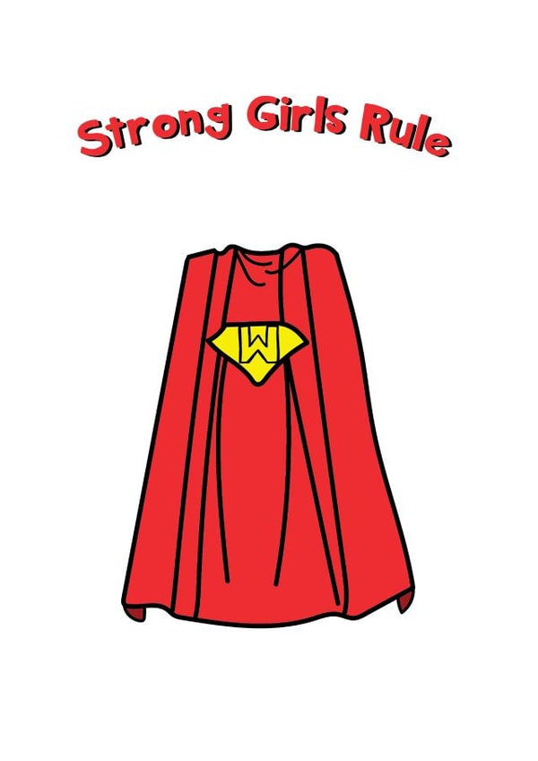Strong Girls Rule - Thinking of You / International Womens Day Card created by @Laura Lonsdale Designs
