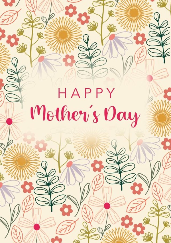 Floral Mother’s Day card created by Jo Harwood