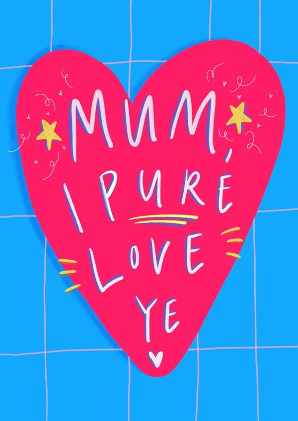 Mum, I Pure Love Ye! created by Claire Barclay