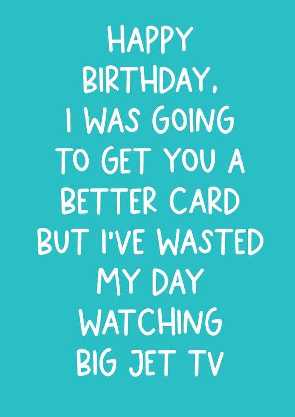 Big Jet TV created by Pickled Prints