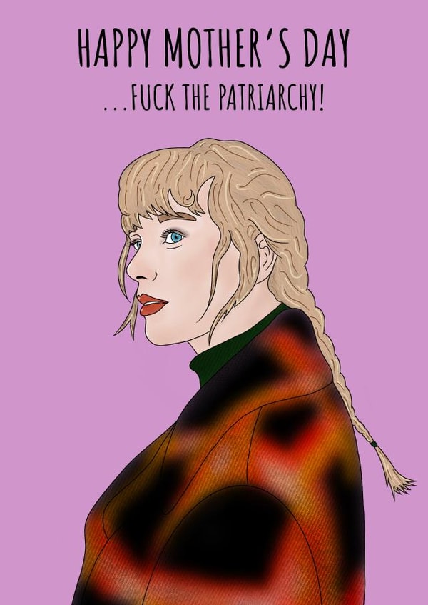 Taylor Swift Mother's Day Card created by Joel Absalom