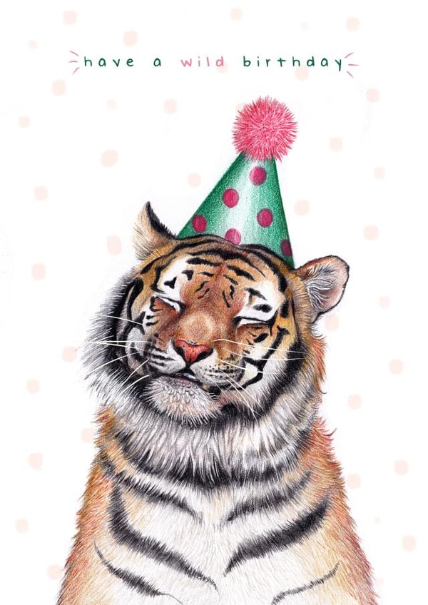 Have a Wild Birthday Tiger Card created by Beth Goodwin
