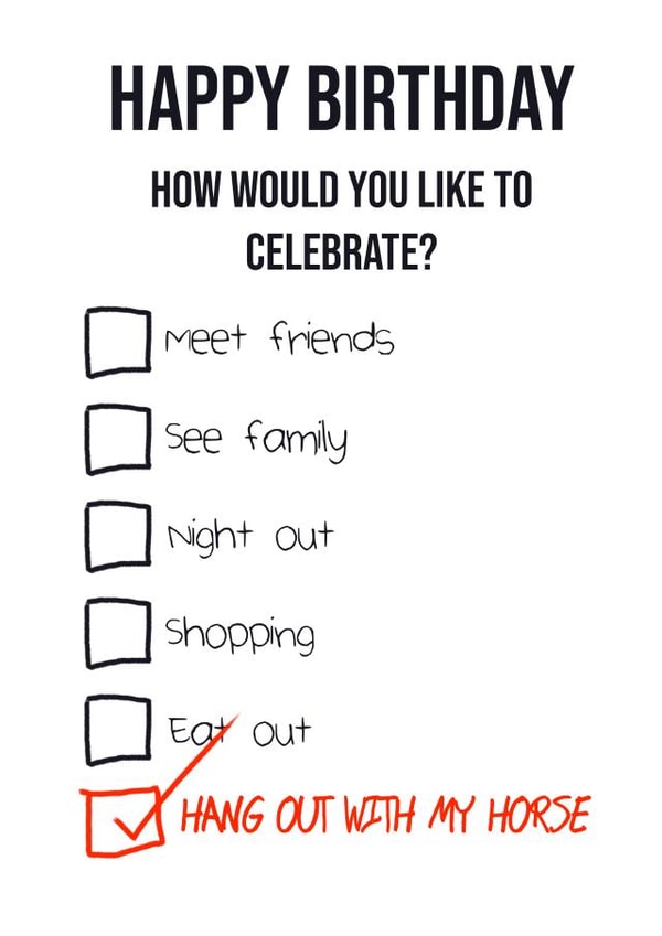 Hang out with my horse created by On a Promise