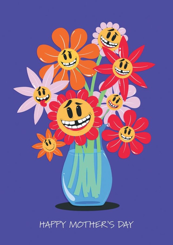 Floral Illustrated Mother's Day Card created by Lauren Mulhearn