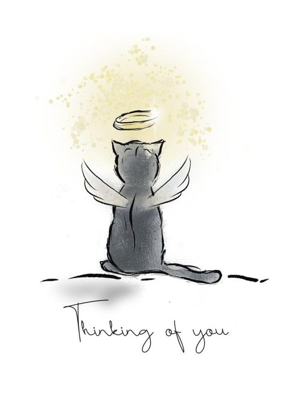 Loss of beloved cat created by Happy Little Me Co.