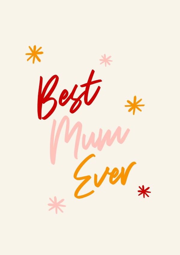 Best mum ever card created by Lauren Beth Designs