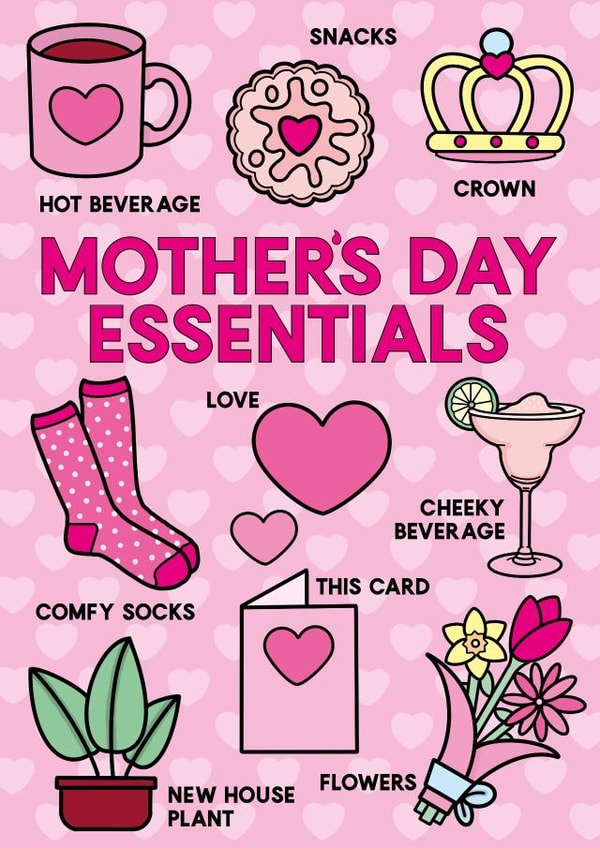 Mother’s Day Essentials Card created by rhillustration 