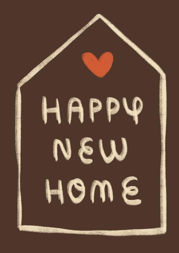 Happy new home card created by Laura Avivar