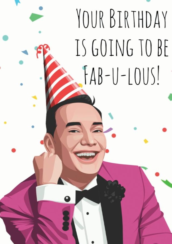 Craig Revel Horwood Birthday Card created by GREEDY LAB