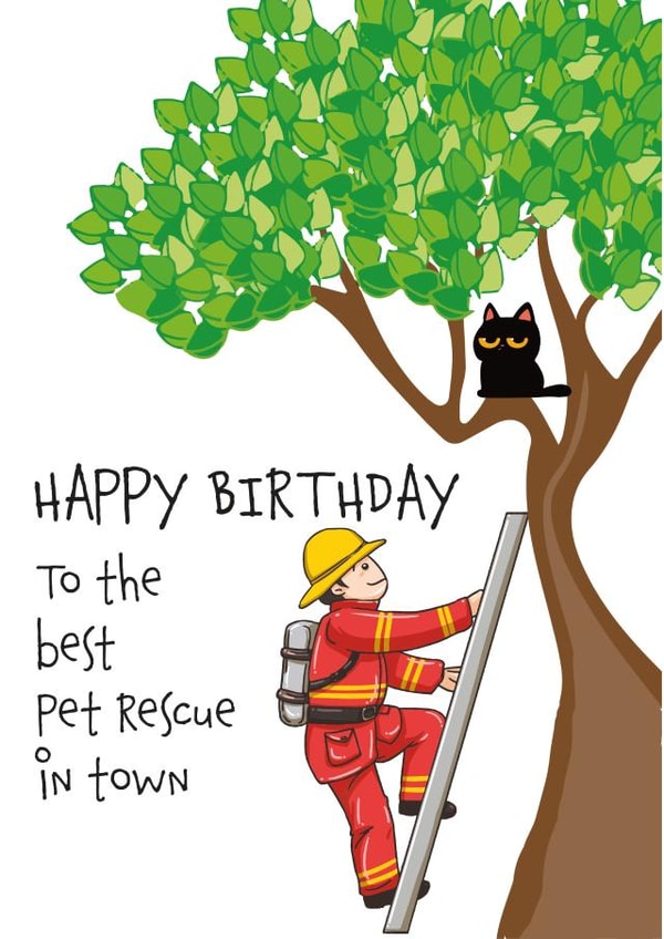 Firefighter Birthday Card created by Thoughtful Gifts
