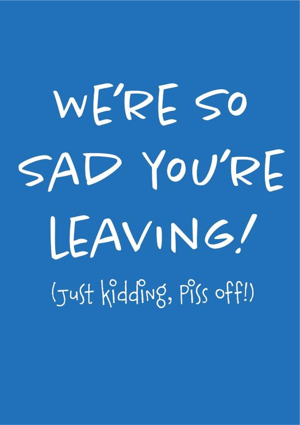 retirement / leaving card created by Thoughtful Gifts