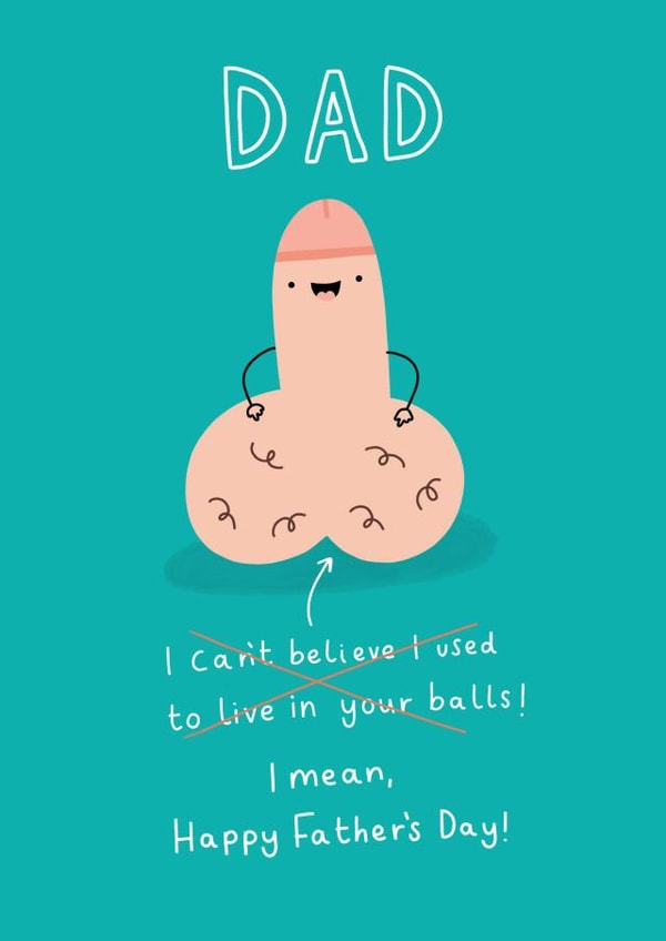 Dad's Balls created by Jess Moorhouse