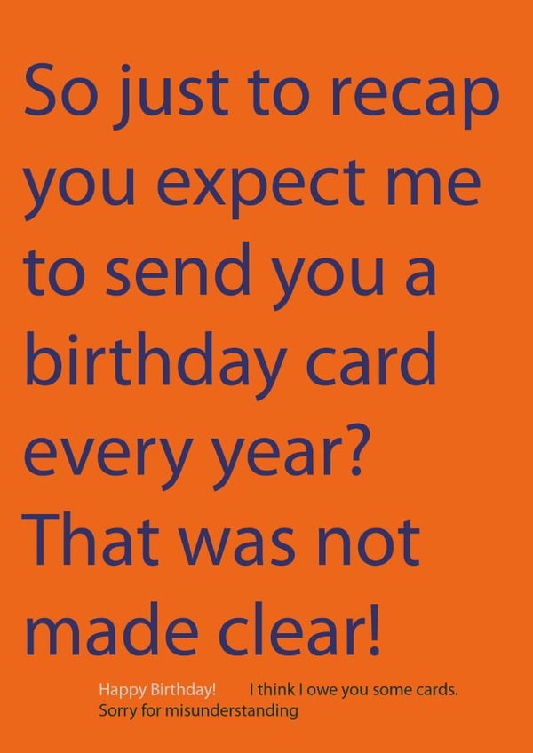 Every Year created by ColourBlind Cards