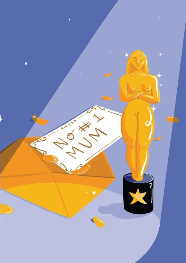 Number #1 Mum Award created by Jasmine Hortop
