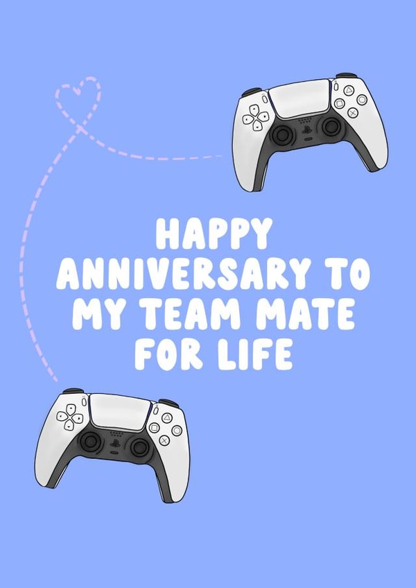 Happy Anniversary Gaming Couple Card created by Cake For Breakfast