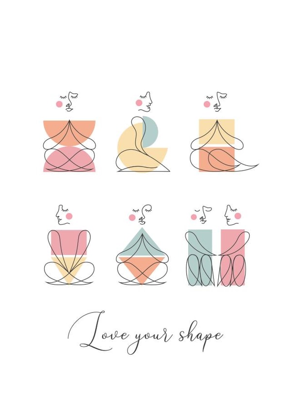 Love your Shape  created by Popsie Cards 