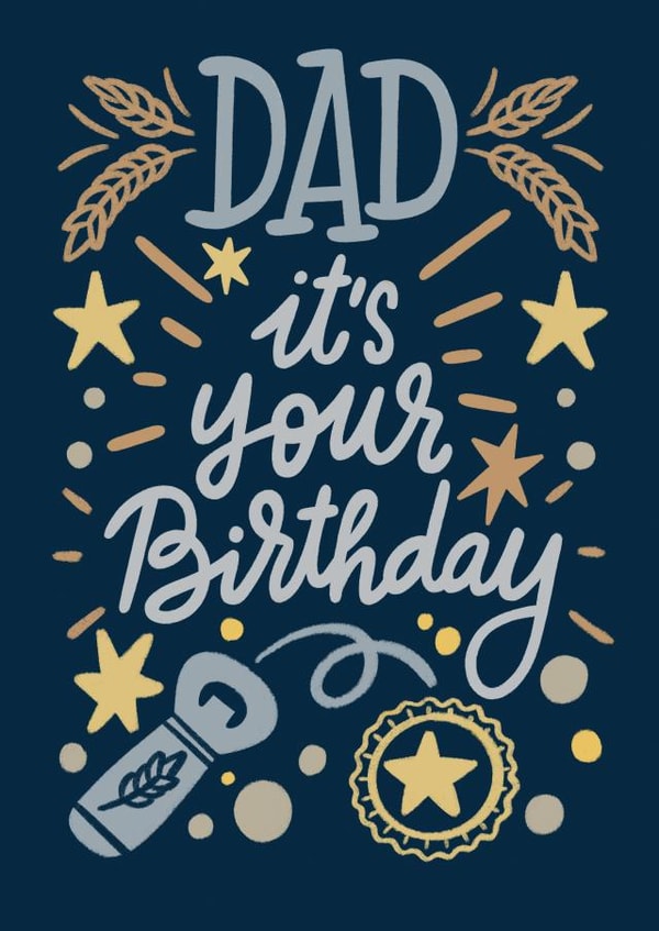 Dad it's your birthday created by Natalia Gonzalez