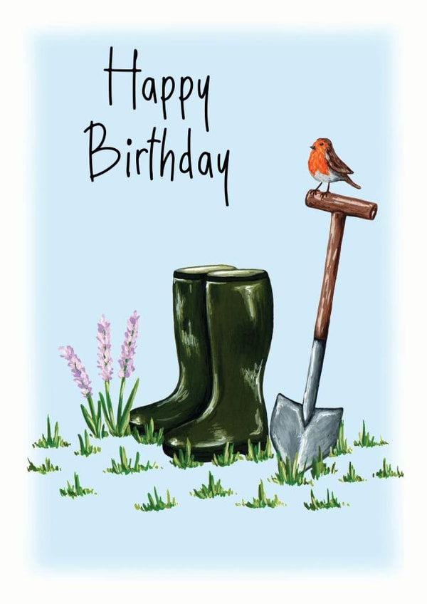 Gardener's Friend Birthday Card created by Laura Stanley Designs