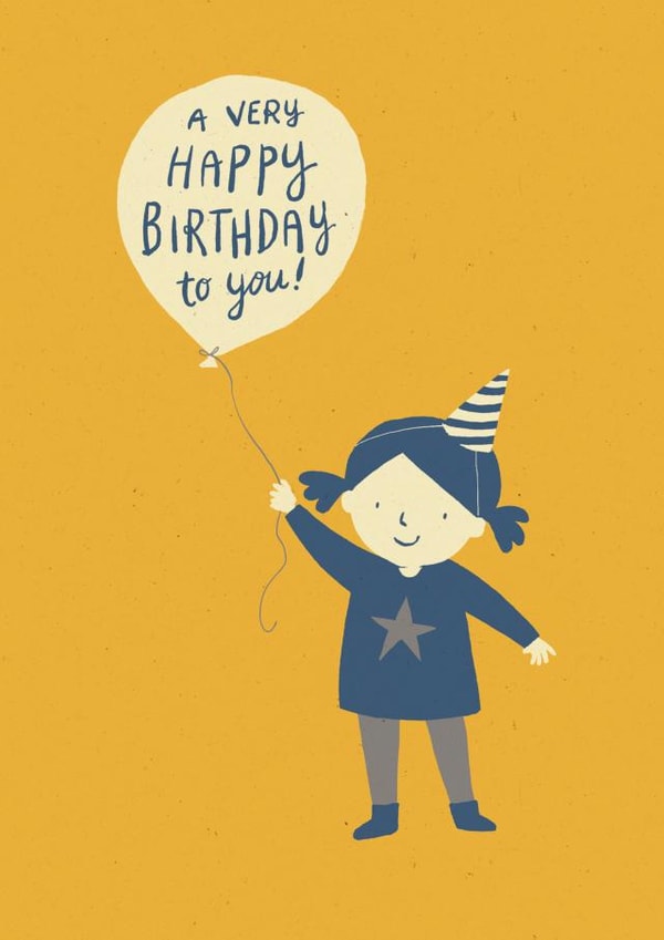 Cheerful Happy Birthday Balloon Card created by Claire Keay