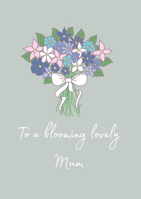 To a blooming lovely Mum created by Jenny Wren Designs