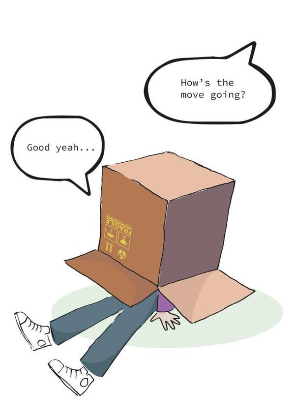 How's the move going? card
moving house stress, funny, sarcastic created by Hannah Morgan