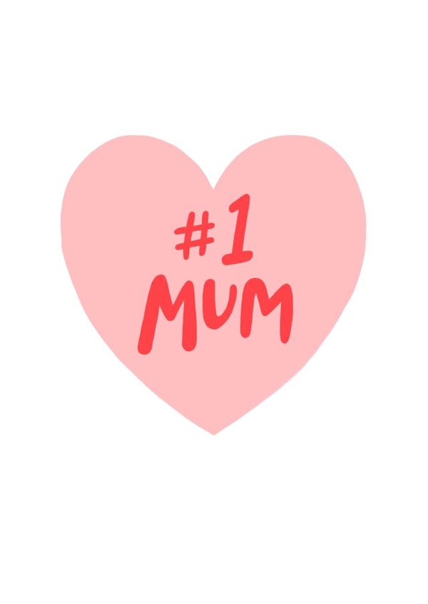 Number One Mum Card created by Nicola Watson