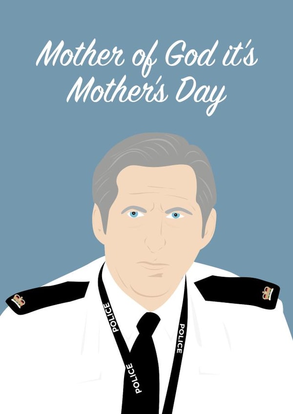 Mother of God it's Mother's Day created by Mrs Jones Graphic Design Ltd