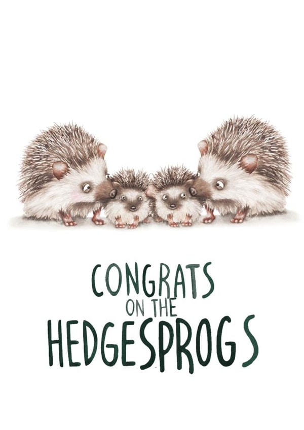 Twin Hedgesprogs Card created by Citrus Bunn