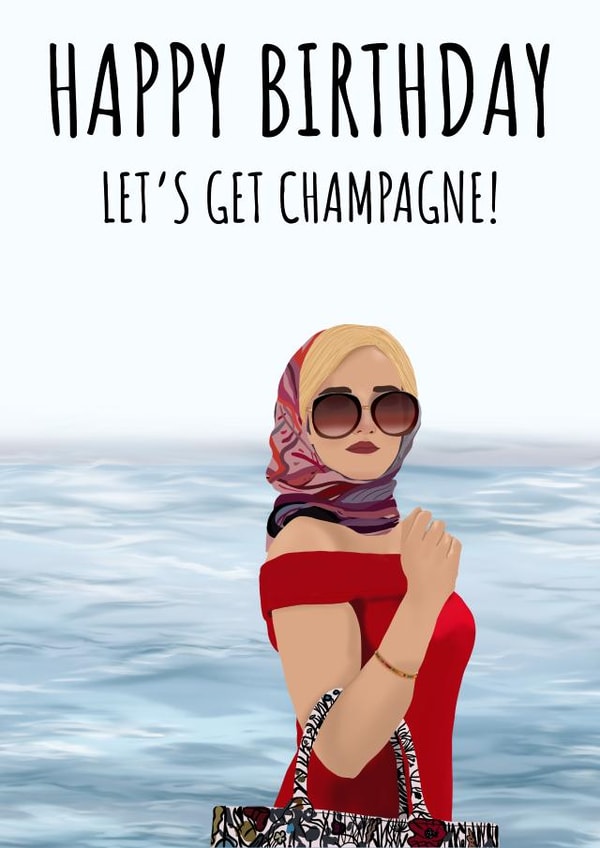 Inventing Anna Birthday Card created by Rock & Rose Creative