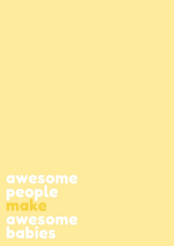 Congratulations on your new baby card created by @EmilySwallow