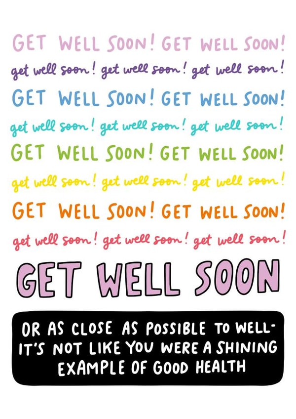 Get Well Soon created by Angela Chick
