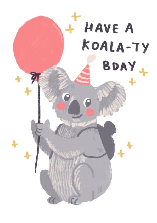 Have a Koala-ty Bday created by Jennifer Mae Spooner