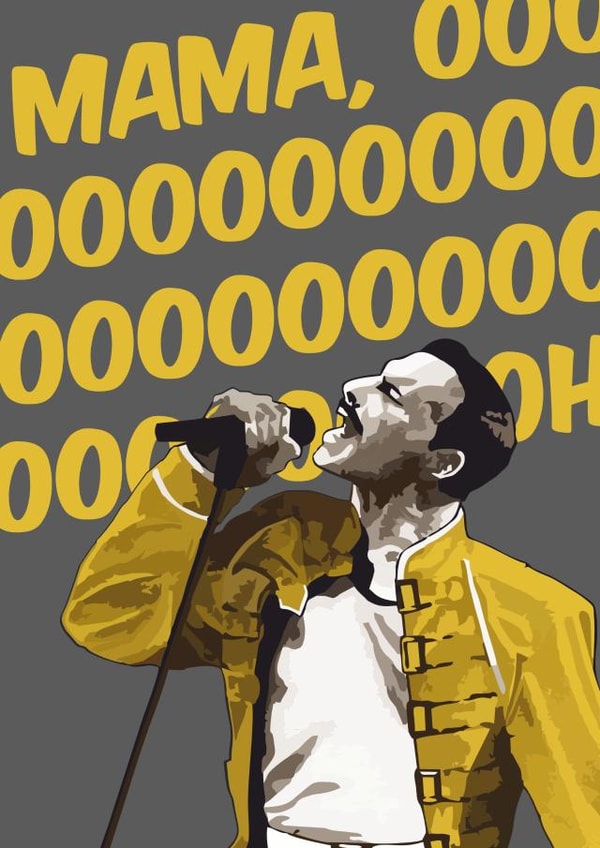 Freddie Queen Mother's Day Card created by Pecan Creations