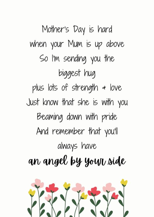 Recently Bereaved Mother's Day Card created by Moonshine Prints