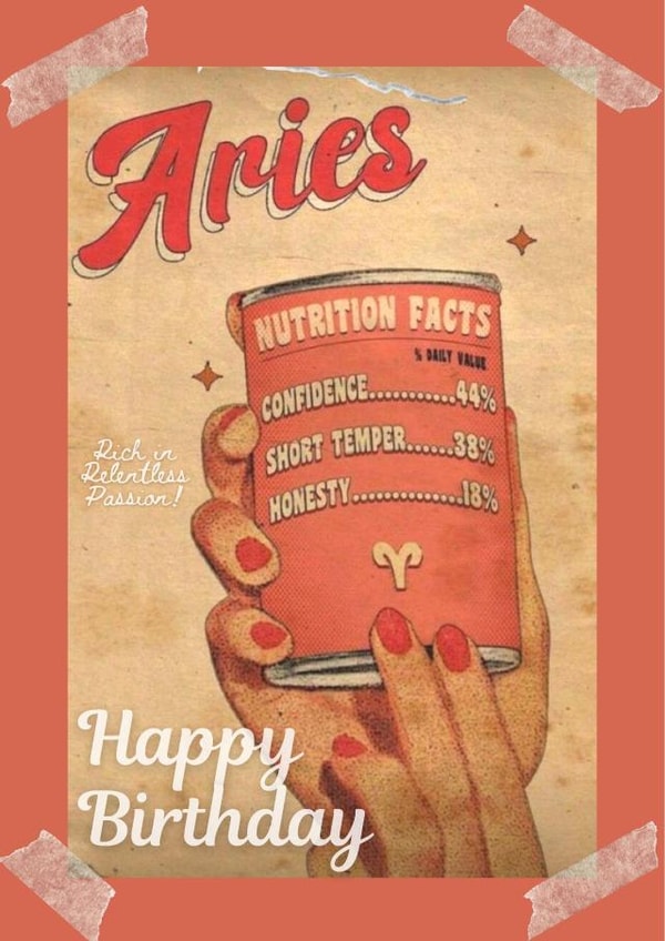 Aries Birthday Card created by Mandy Makes