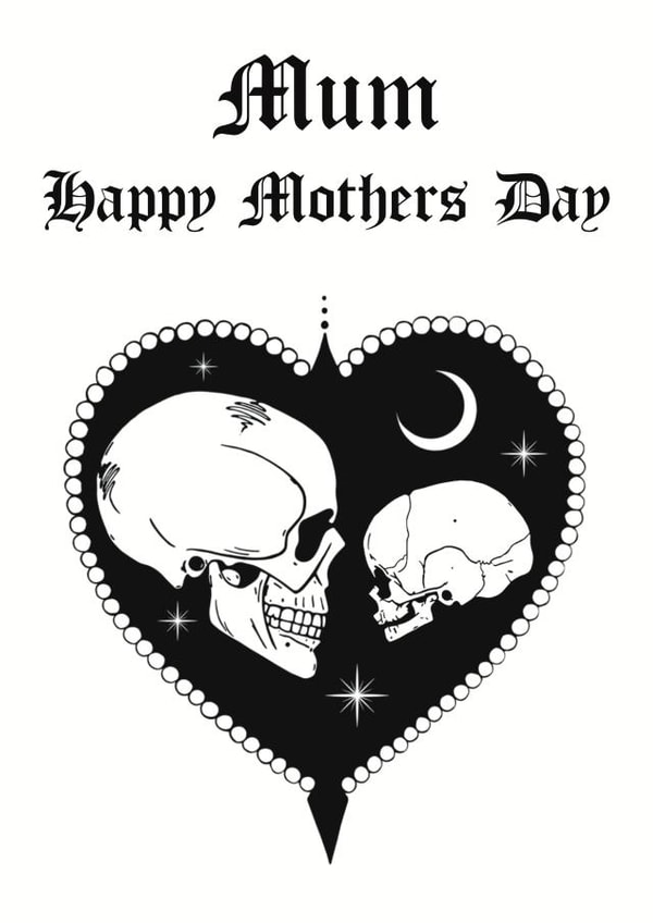 Skull tattoo Mother’s Day  created by Foxx & Raccoon