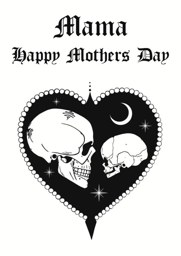 Skull Mother’s Day mama created by Foxx & Raccoon