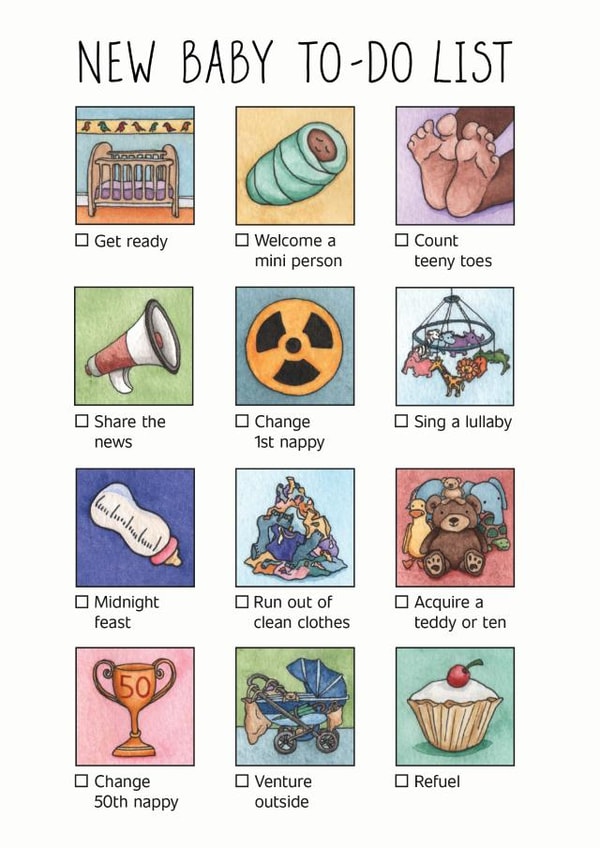 New Baby To-do List created by Lucy Reynolds