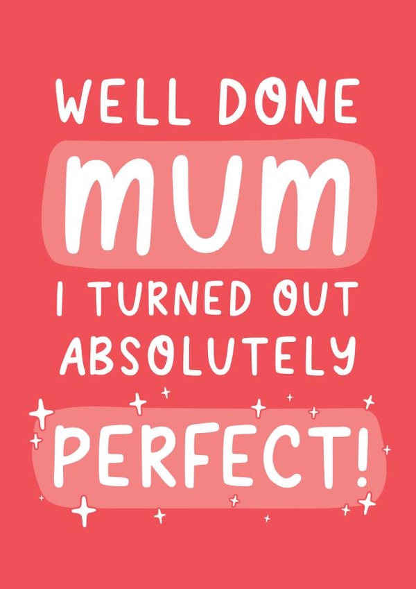 Well Done Mum Mother's Day Card created by Yasmin Atherton