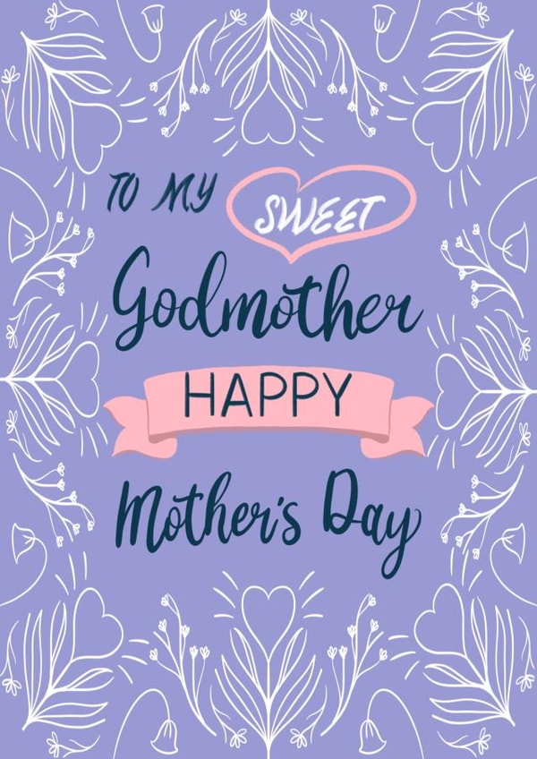 To my sweet godmother created by Spring of colors